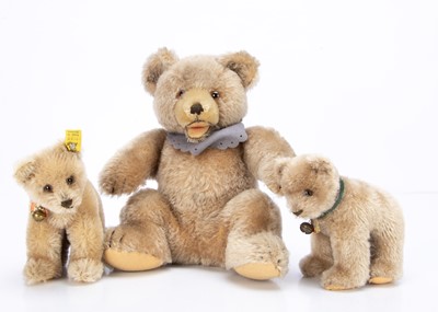 Lot 205 - Three Steiff teddy bears