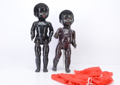 Lot 221 - Two Pedigree hard plastic black dolls