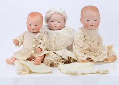 Lot 225 - Two Armand Marseille 251 bisque headed babies