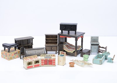 Lot 232 - Barton dolls' house furniture