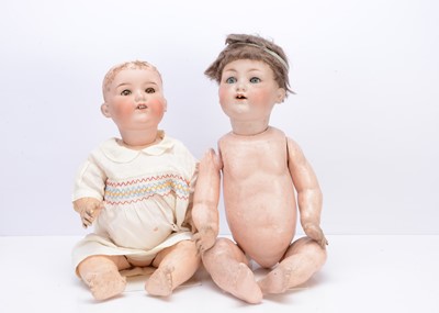 Lot 236 - Two large Armand Marseille 990 character babies