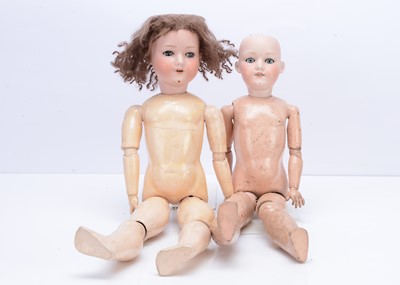 Lot 247 - Two Armand Marseille 390 child dolls