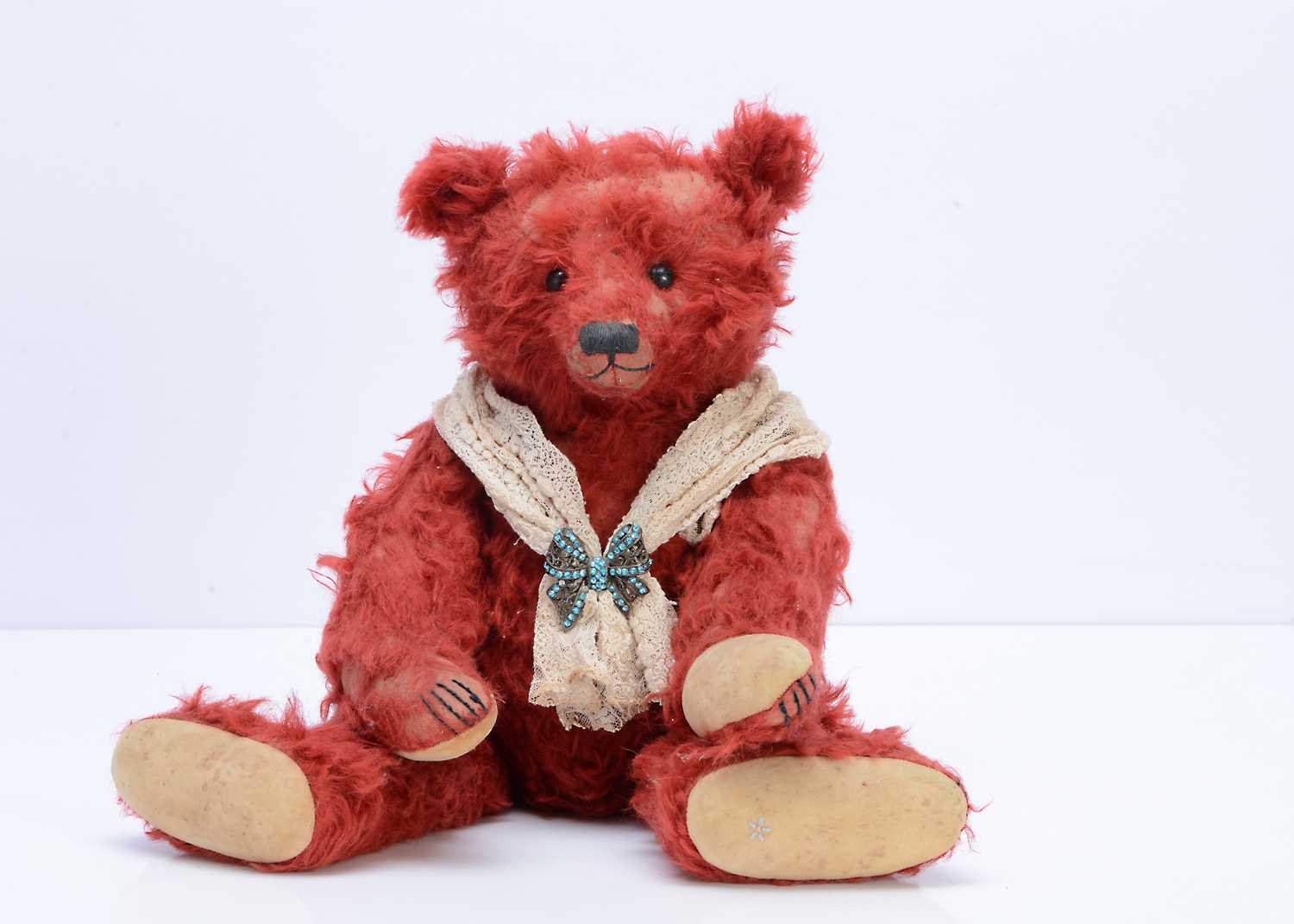 254 - A Forget-Me-Not-Bears Popple Lacy artist teddy bear,