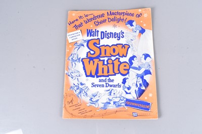 Lot 382 - Snow White and the Seven Dwarfs (1950s) Campaign Book