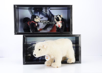 Lot 280 - A Steiff Limited edition Husky set, with Polar Bear