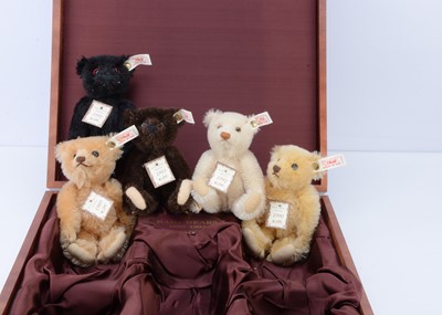 Lot 283 - A Steiff limited edition British Collectors UK Baby Bear Set, 1989-1993