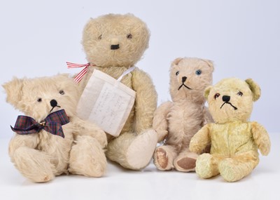 Lot 318 - Four teddy bears