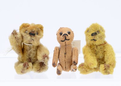 Lot 330 - Three post-war Schuco miniature teddy bears