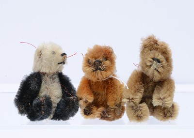 Lot 332 - Three post-war Schuco miniature teddy bears