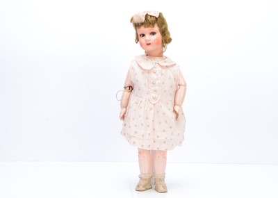 Lot 343 - An SFBJ 301 composition child walking, head turning and kiss blowing doll