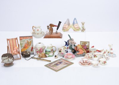 Lot 350 - Dolls' house and doll's accessories