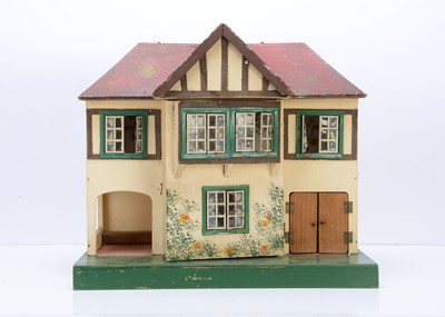 Lot 355 - A post-war Tri-ang dolls' house No.61