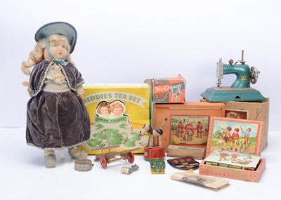 Lot 402 - A 1940s cloth doll, probably Chad Valley