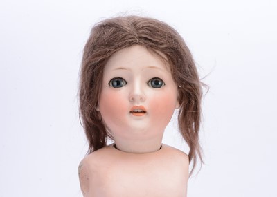 Lot 404 - A German bisque headed child doll