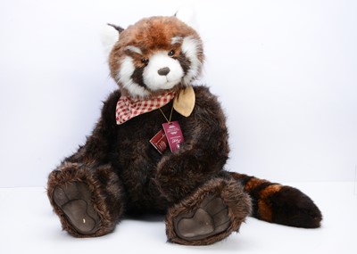 Lot 440 - A Charlie Bears limited edition  Tomoko red panda