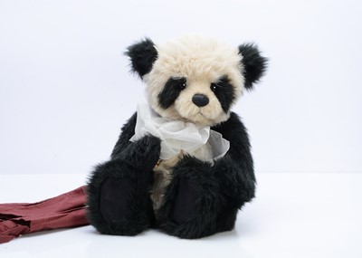 Lot 441 - A Charlie Bears Lucas panda bear