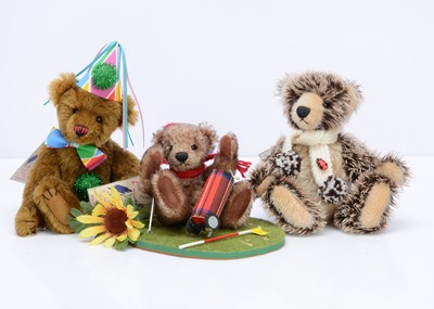 Lot 450 - Three LJ Bears artist teddy bears