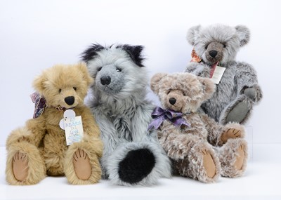 Lot 460 - Four  LJ Bears artist teddy bears