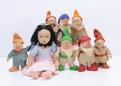 Lot 467 - A 1930s Chad Valley Snow White and Seven dwarfs