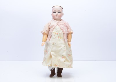 Lot 482 - A German bisque headed child doll marked C