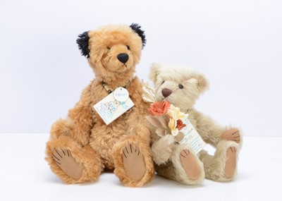 Lot 487 - Two limited edition LJ Bears artist teddy bears