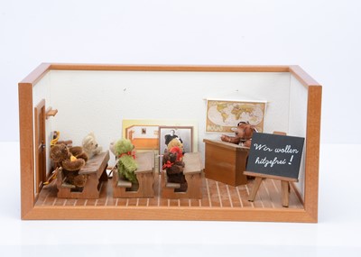 Lot 494 - Steiff Limited edition Dorfschule - Village School diorama