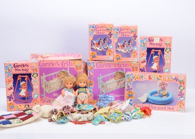 Lot 518 - Palitoy Carrie dolls and accessories