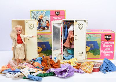 Lot 519 - Pedigree Sindy doll and accessories