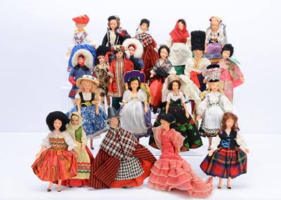 Lot 523 - Peggy Nisbet national costume dolls