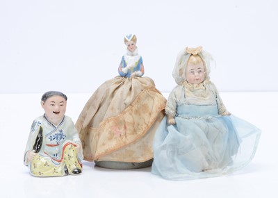 Lot 539 - An all-bisque doll