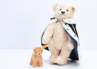 Lot 548 - A Steiff yellow tag diamond coronation teddy bear