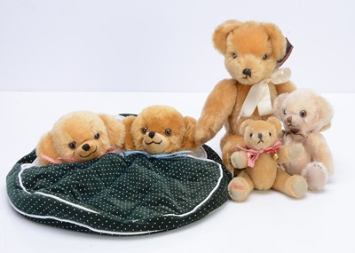 Lot 565 - Four Merrythought teddy bears