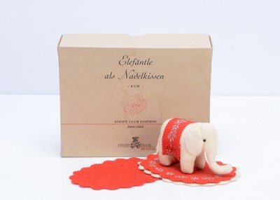 Lot 566 - A Steiff Club limited edition elephant pin cushion