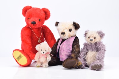 Lot 580 - Four limited edition teddy bears