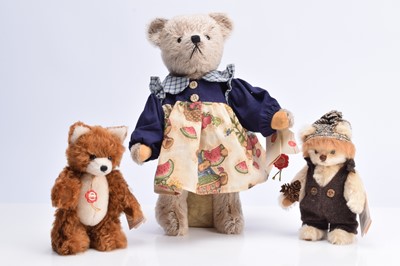 Lot 583 - Three limited edition Hermann teddy bears