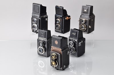 Lot 6 - A Group of TLR Cameras