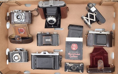 Lot 10 - A Tray of Folding Cameras