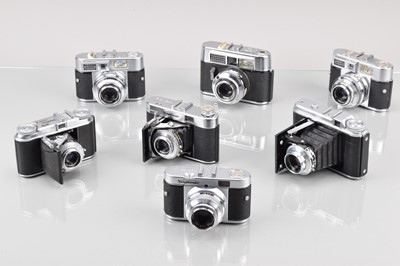 Lot 12 - A Tray of Voigtländer Cameras