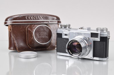 Lot 13 - A Zeiss Ikon Contax IIa Rangefinder Camera