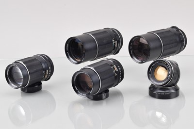 Lot 25 - A Group of Ashai Takumar Prime Lenses