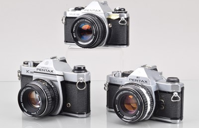 Lot 28 - Three Pentax SLR Cameras