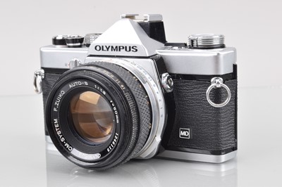 Lot 32 - An Olympus OM-1 MD SLR Camera