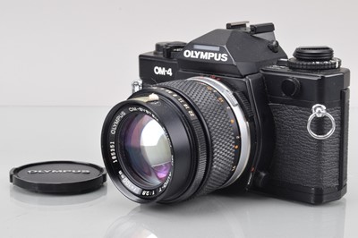 Lot 38 - An Olympus OM-4 SLR Camera