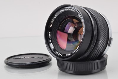 Lot 43 - An Olympus OM Zuiko Auto-W 35mm f/2 Lens