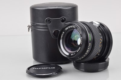 Lot 45 - An Olympus OM Zuiko 35mm f/2.8 Shift Lens