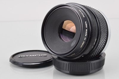 Lot 47 - An Olympus OM Zuiko 1:1 Macro 80mm f/4 Lens