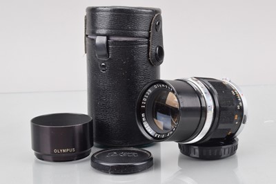 Lot 52 - An Olympus E Zuiko 100mm f/3.5 Lens