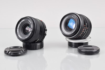 Lot 60 - Two FD Wide Angle Lenses