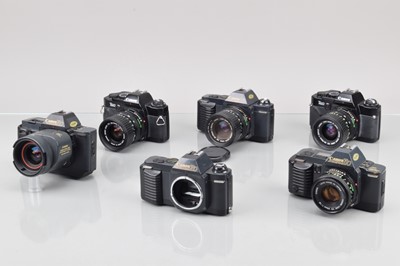 Lot 65 - Six Canon SLR Cameras