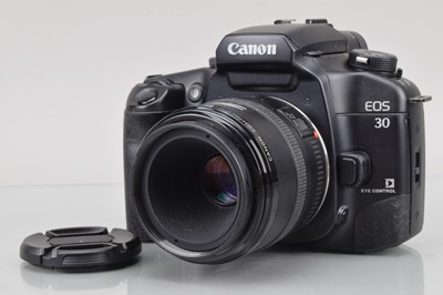 Lot 68 - A Canon EOS 30 SLR Camera